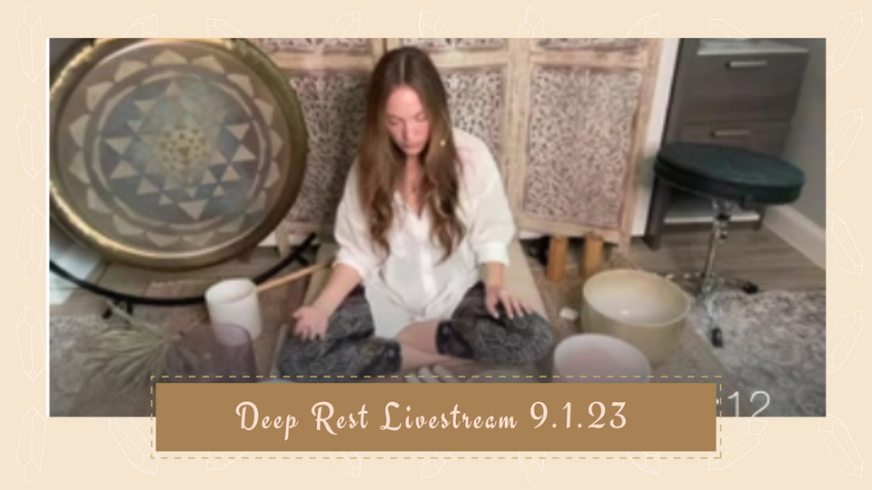 Crystal Alchemy Bowls for Deep Rest (1.5 hours)